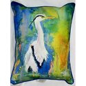 Blue Heron Polyester Pillow Cover & Insert for Modern Living Thumbnail - 1
