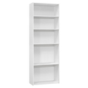 Monarch Specialties Bookshelf, Bookcase, 6 Tier, 72"h, Office, Bedroom, Laminate,Transitional Thumbnail - 1