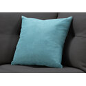 Monarch Specialties Pillows, 18 X 18 Square, Insert Included, Decorative Throw, Accent, Sofa, Couch, Bedroom, Polyester, Hypoallergenic, Blue, Modern Thumbnail - 1