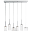 6 Light Horizontal Pendant Thumbnail - 1