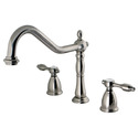 Kingston Brass Tudor 8" Center Kitchen Faucet Without Sprayer Thumbnail - 1