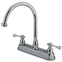 Kingston Brass KB3741BL 8-Inch Centerset Kitchen Faucet, Polished Chrome Thumbnail - 1