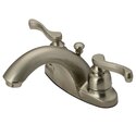Kingston Brass KB7648FL 4-Inch Centerset Lavatory Faucet, Brushed Nickel Thumbnail - 1