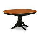 Black Cherry Oval Dining Kitchen Chair Set 5PC Thumbnail - 1