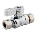 3/8" O.D. Comp x 3/8" O.D. Comp Straight Shut Off Valve Thumbnail - 1