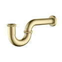Decorative P-Trap Brushed Gold 1-1/4 & 1-1/2 Round Sink Plumbing - Kibi Thumbnail - 1