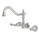 Kingston Brass KS1021AL Wall Mount Tub Filler, Polished Chrome Thumbnail - 1