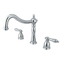 Roman Tub Filler Two Handle Brushed Nickel Faucet Assembly Required - Kingston Brass Thumbnail - 1
