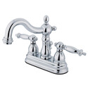 Kingston Brass KS1601TL 4-Inch Centerset Lavatory Faucet, Polished Chrome Thumbnail - 1