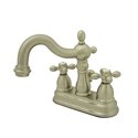 Heritage Two Handle Lavatory Faucet with Brass Pop - up 4 Centerset - Kingston Brass Thumbnail - 1
