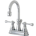 Kingston Brass KS2611BL 4-Inch Centerset Lavatory Faucet, Polished Chrome Thumbnail - 1