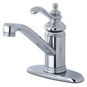 Centerset Lavatory Faucet with Single Handle and Deck Plate - Kingston Brass Thumbnail - 1