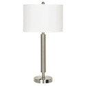 Brushed Steel Metal Table Lamp 30 Tall Thumbnail - 1