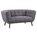 Armen Living Phantom Mid-Century Modern Loveseat Thumbnail - 1