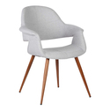 Armen Living Phoebe Mid-Century Dining Chair Thumbnail - 1