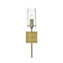 Living District Elsreth 4.5 Inch Wall Sconce Clear Shade in Satin Gold Thumbnail - 1