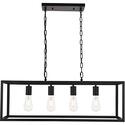 Living District Resolute 4 light black Pendant Thumbnail - 1