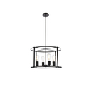 Living District Agnys 4 lights pendant in black Thumbnail - 1