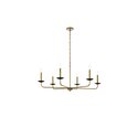 Living District Cohen 42 inch pendant in black and brass Thumbnail - 1