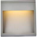 Living District Raine Integrated LED wall sconce in silver Thumbnail - 1
