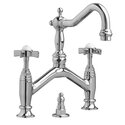 Polished Chrome Bathroom Sink Faucet with Hose and Solid Brass Construction - Barclay Products Thumbnail - 1