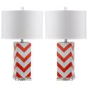 Chevron 27-Inch H Stripe Table Lamp Thumbnail - 1