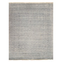 EORC Gray Handmade Wool Transitional Lori Baft Rug, 12' x 15' Thumbnail - 1