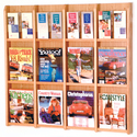 Wooden Mallet Divulge? 12 Magazine/24 Brochure Wall Display w/Brochure Inserts Thumbnail - 1