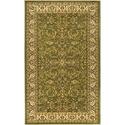 Small Rectangle Polypropylene Power Loomed Rug Sage/Ivory 3x5 - Safavieh Thumbnail - 1