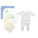 Bambini Newborn Baby Boys 10 Pc Layette Baby Shower Gift Set Thumbnail - 1