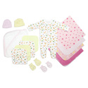 Bambini Newborn Baby Girls 14 Pc Layette Baby Shower Gift Set Thumbnail - 1