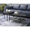 Faux Marble Top Coffee Tables 40 L x 20 D - Acme Thumbnail - 1