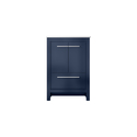 Lexora Lafarre 24 in W x 20 in D Navy Blue Bath Vanity and Cultured Marble Top Thumbnail - 1