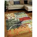 Rugsotic Carpets Machine Made Power Loom Polypropylene 5' x 8' Abstract Area Rug Multi M00043 Thumbnail - 1