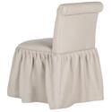Linen Upholstered Vanity Chair Taupe Linen Fabric - Safavieh Thumbnail - 1