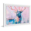 Marmont Hill Majestic Deer Framed Painting Print Thumbnail - 1
