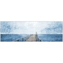 Marmont Hill Weathered Wooden Pier Floater Framed Painting Print on Canvas Thumbnail - 1