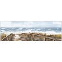 Marmont Hill Ocean Waves Crashing Floater Framed Painting Print on Canvas Thumbnail - 1