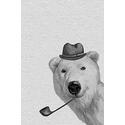 Smokey Bear II Painting Print on Wrapped Canvas Thumbnail - 1