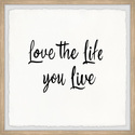 Marmont Hill Love the Life You Live II Framed Painting Print Thumbnail - 1