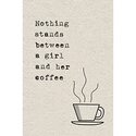 Marmont Hill Girl and Her Coffee III Painting Print on Wrapped Canvas Thumbnail - 1