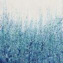 Marmont Hill Blue Bushes Painting Print on Wrapped Canvas Thumbnail - 1