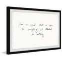 Marmont Hill Have a Mind That Is Open Framed Painting Print Thumbnail - 1