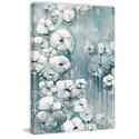 Rainy Landscape Painting Canvas Print Blossoms Marmont Hill Scene - Marmont Hill Thumbnail - 1