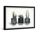 Marmont Hill Cacti Madness Framed Painting Print Thumbnail - 1