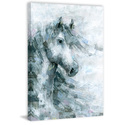 Horse Painting on Canvas, 12x18 Wrapped Print, Hand Stretched Artwork - Marmont Hill Thumbnail - 1