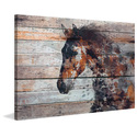 Marmont Hill Fire Horse Painting Print on Wrapped Canvas Thumbnail - 1