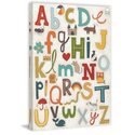 Marmont Hill Alphabet Soup Painting Print on Wrapped Canvas Thumbnail - 1