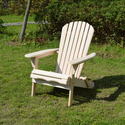 Northbeam Foldable Adirondack Chair Kit - Canadian Hemlock Wood Thumbnail - 1