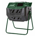 Exaco Mr.Spin Dual Compartment Compost Tumbler 43 Gallon Thumbnail - 1